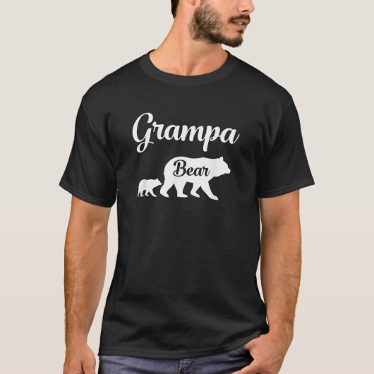 Mannen Grampa Beer Grappig Cadeau T-shirt (Voorkant)