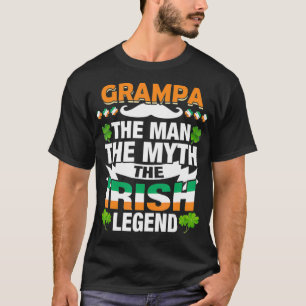Mannen grampa het Man de mythe het adres van de Ie T-shirt