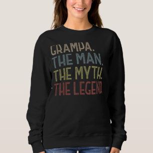 Mannen Grampa Man Myth Legend voor mannen Vaderdag Trui