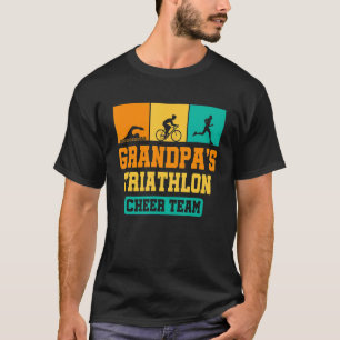 Mannen Grandpas Triathlon Cheer Team Triathlon Tri T-shirt