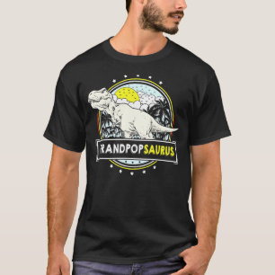 Mannen Grandpop van kleinkinderen Mannen Trex Gran T-shirt