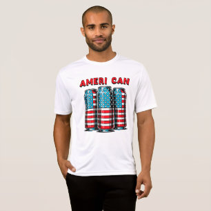 Mannen grappig 4 juli  t-shirt