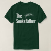 Mannen grappig dat hij vader Snake pap T-shirt (Design voorkant)