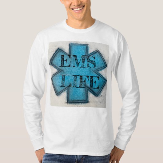 Mannen grappig EMS Life, you haul we herfst T-shirt (Voorkant)