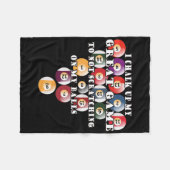 Mannen Grappig Geen Scratching Scratch Game Pool B Fleece Deken (Voorkant (Horizontaal))