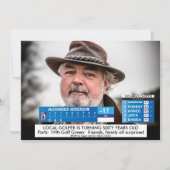 Mannen Grappig 🏌️♂Golfnieuws 40e 50e 60e Verjaar Kaart (Voorkant)