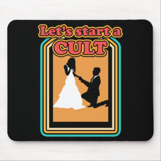 Mannen Grappig Laten We Cult Getrouwd Trouwen Brui Muismat