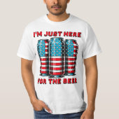 Mannen grappige 4th of July T-shirt (Voorkant)