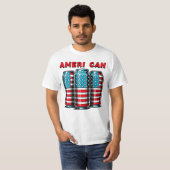 Mannen grappige 4th of July T-shirt (Voorkant volledig)