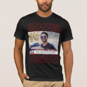 Mannen Grappige 50ste Verjaardag TV Nieuws 40ste 6 T-shirt (Voorkant)