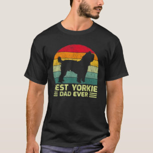 Mannen Grappige Beste Yorkie Vader Ooit Vader's D T-shirt