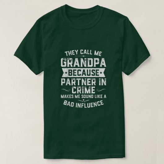 Mannen grappige cadeautjes die ze me opa noemen, o t-shirt (Design voorkant)