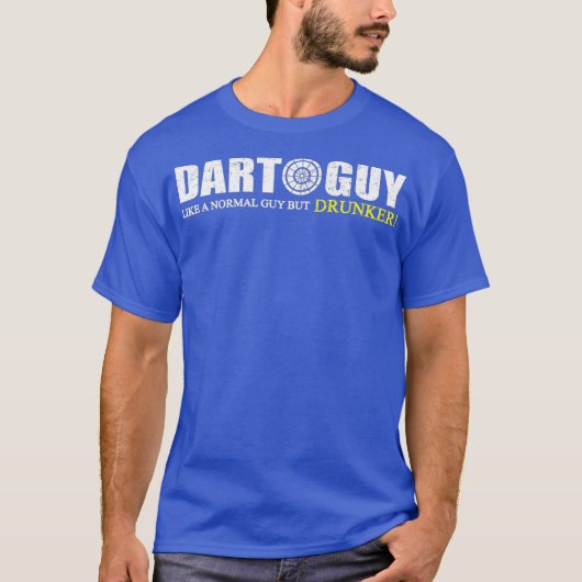 Mannen Grappige Dart Guy Shirt Cool Team Gift (Voorkant)