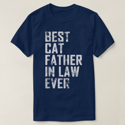 Mannen grappige eervaldag beste kat-vader ooit t-shirt (Design voorkant)