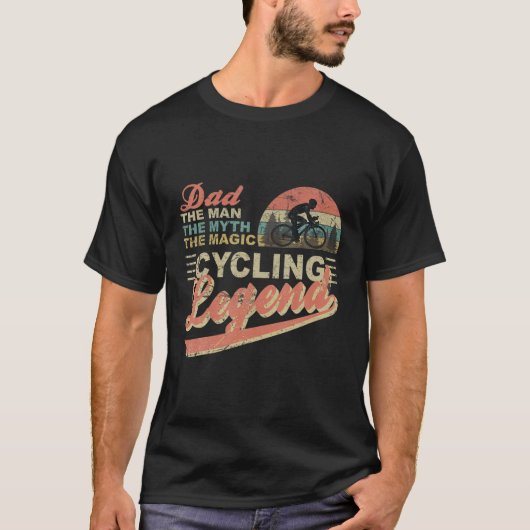 Mannen, grappige fietstak voor pa die ik schetst t-shirt (Voorkant)