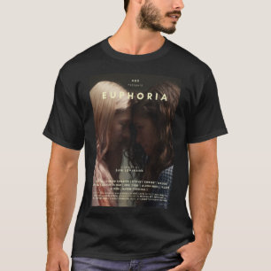 Mannen grappige filmfilm Euphoria voor muziekventi T-shirt