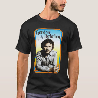 Mannen grappige Gordon Lightfoot Gift for Music Fa T-shirt
