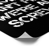 Mannen Grappige Handyman Quote Gepersonaliseerde O Poster (Hoek)