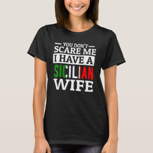 Mannen Grappige Italiaan Je maakt me niet bang Sic T-shirt