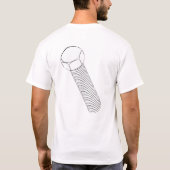 Mannen Grappige mechanica T-shirt (Achterkant)