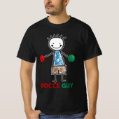 Mannen Grappige Meme Bocce Ball Design Boys Bocci  T-shirt (Voorkant)
