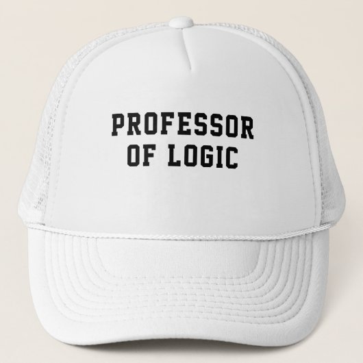 Mannen grappige nieuwkomer van LOGIC Trucker Pet (Voorkant)