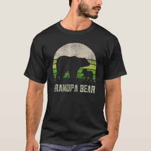 Mannen grappige opa van kleinkinderen opa Beer 1 T-shirt