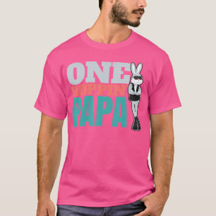 Mannen Grappige Paaseieren Jagen Quote One Hoppin' T-shirt