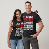 Mannen Grappige Pipeliner Shirt Pipelining Lasser (Unisex)