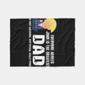 Mannen Grappige Trump Gezegde Grootste Pap Quote - Fleece Deken (Voorkant (Horizontaal))