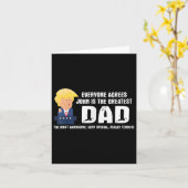 Mannen Grappige Trump Gezegde Grootste Pap Quote - Kaart (Gele Bloem)