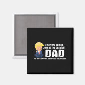 Mannen Grappige Trump Gezegde Grootste Pap Quote - Magneet (Voorkant / Achterkant)