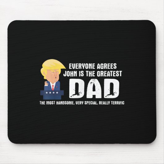 Mannen Grappige Trump Gezegde Grootste Pap Quote - Muismat (Voorkant)