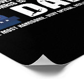 Mannen Grappige Trump Gezegde Grootste Pap Quote - Poster (Hoek)