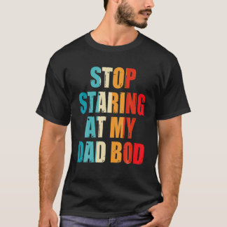 Mannen grappige vader bod vaders figuur T Mannen v T-shirt