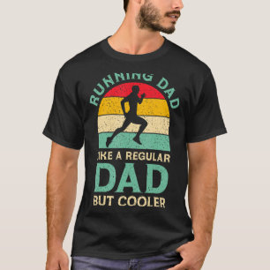 Mannen grappige vaderdag met vader voor marathon R T-shirt