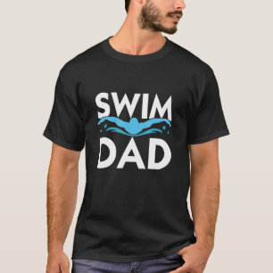Mannen grappige zwemfoto's voor Dads en Mannen Swi T-shirt