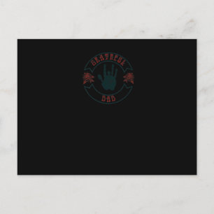 Mannen Grateful Dad  T-Shirt Aankondigingskaart