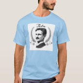 Mannen Gray Tesla T-shirt (Voorkant)