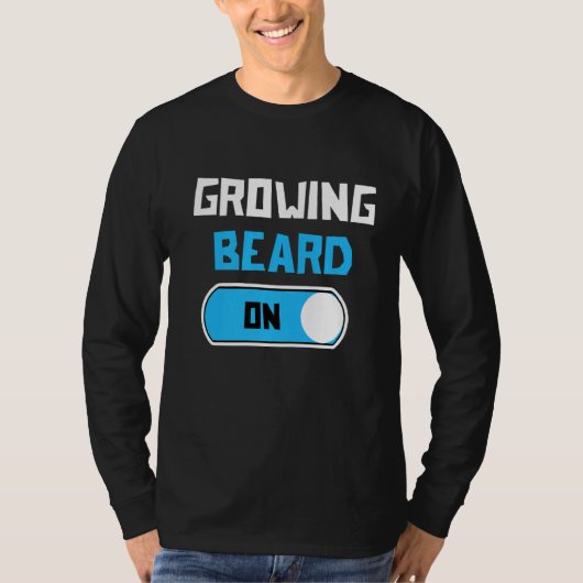 Mannen Great Statement Beard Growth Hair Masculini T-shirt (Voorkant)