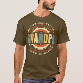 Mannen Greatest Grandpa Limited Edition Fath T-shirt
