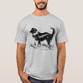 Mannen grens Collie Dog T-shirt