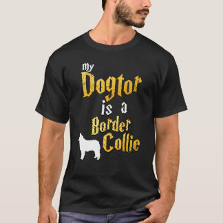 Mannen grens Collie T-shirt