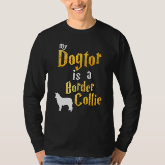 Mannen grens Collie T-shirt