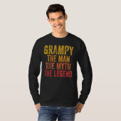 Mannen grijs Man de mythe de legendes dd T-shirt (Voorkant volledig)