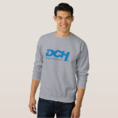 Mannen - Grijs - Sweater - Big DCH Blue Logo (Voorkant volledig)