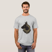 mannen grijs T-shirt (Voorkant volledig)