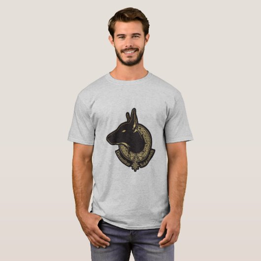 mannen grijs T-shirt (Voorkant volledig)