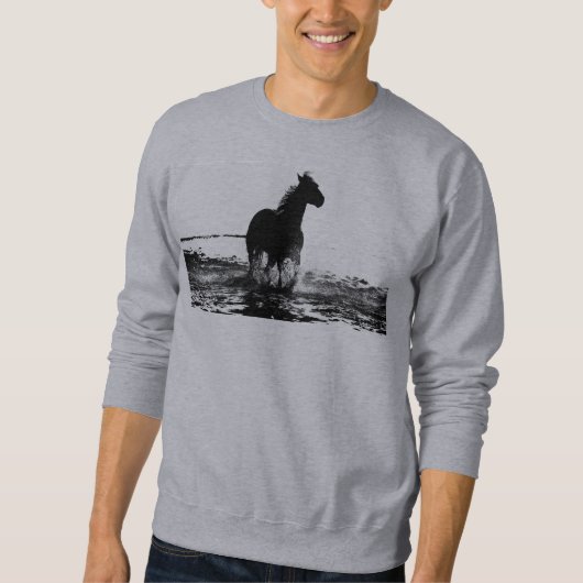 Mannen  Grijze overhemden Sjabloon Voeg Jouw tekst Trui (Voorkant)