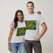 Mannen Grijze vlinder T-shirt (Unisex)